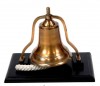 SH7530 - Brass Bell 8" on Wooden Base