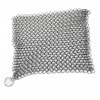 IR-80815 8" X 6" Stainless Steel Chainmail Scrubber (Cast Iron Cleaner) 