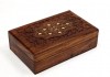 SH1045 - Carved Wooden Box (Teak Wood)