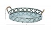 IR1413 - Galvanized Tray with Rope Handle 