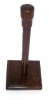 IR8050N - Helmet Stand Wooden, Assorted Color (Black / Brown), 18"