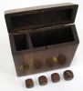 SH35468 - Wooden Playing Card Box (with Dice)
