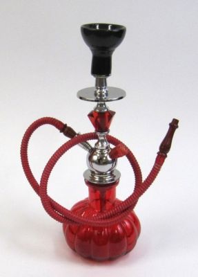 AL13647 - hookah aluminum / glass acrylic