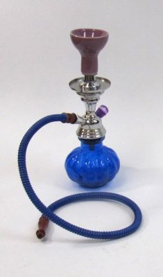 AL13653 - hookah aluminum / glass acrylic