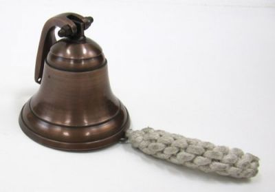 AL1843B - Aluminum Bell Brass Antique 4