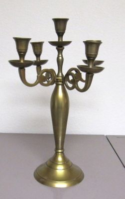 AL2297B - Aluminum Candelabrum, Candle Holder