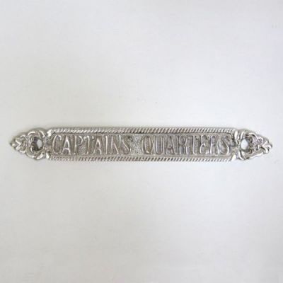 AL48231 - Chrome Plated Sign 12.375"