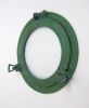 AL4860G - Porthole Glass Aluminum - Green, 11"