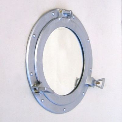 AL4870 - Porthole Mirror Aluminum, 11"