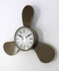 AL48771A - Aluminum Propeller Clock Antique Finish