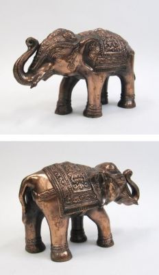 AL7313 - aluminum statue - ELEPHANT Large