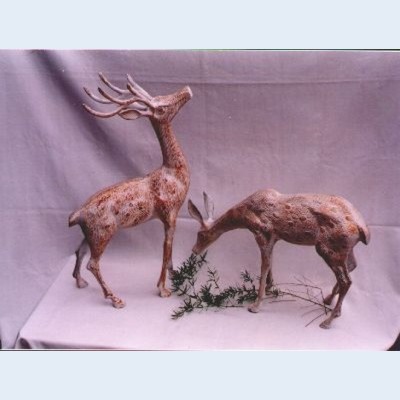 AL76080 - Aluminum deer