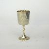 BR10459 - Brass Kiddush Cup, Engraved, Star of David