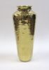 BR1227 - Solid Brass Large Vase Hammered With Rope Design