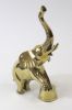 BR12931 - Solid Brass Circus Elephant Statue