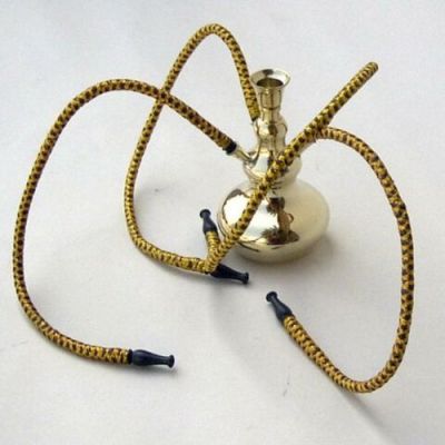 BR1327 - Hookah, 4 Hose, Brass