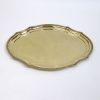 BR1407 - Solid Brass Tray, Rounded Oval Octagon