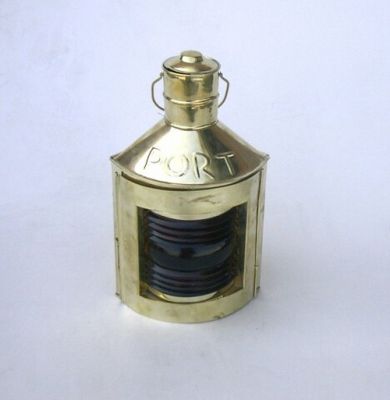 BR1527 - Port (red) Ship Lantern with Oil Lamp