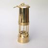 BR15279 - Solid Brass Glass Miners Oil Lamp
