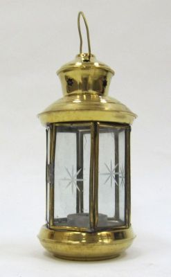 BR15312 - Brass Candle Lantern