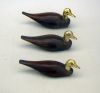 BR1560 - Wooden Duck Set, Brass Head