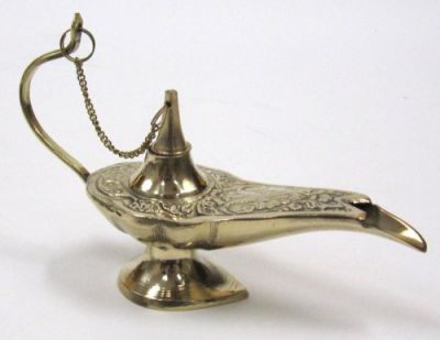 BR1632 - Brass Aladdin Magic Lamp