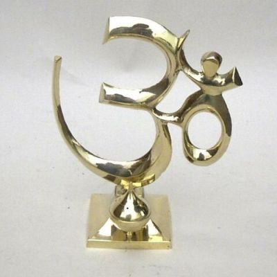 BR1636 - Om Incense Burner On Pedestal