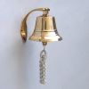 BR18442 - Solid Brass Bracket Bell