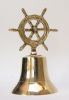 BR1876 - Brass Ship Wheel Bell