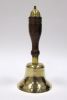 BR18981 - Brass Bell, Wooden Handle, plain brass
