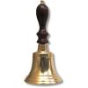 BR18995A - Brass Bell, Wooden Handle