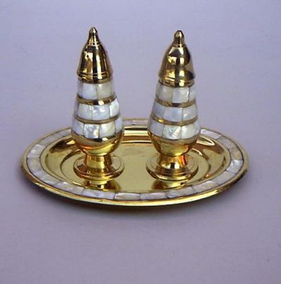 BR2016 - Salt & Pepper Set of 3 mother of pearl