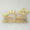 BR20264 - Brass Key Holder, House