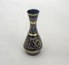BR21023X - Black Etched Brass Vase