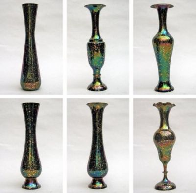 BR21142 - Brass Vase Set