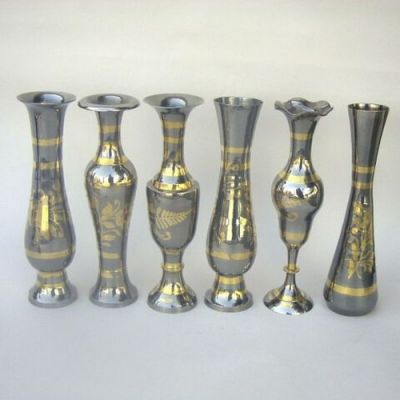 BR2115A - Brass Vase Set