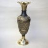 BR21231 - Flower Vase, Black Etched Brass