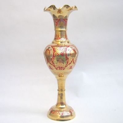 BR21243 - Solid Brass Vase