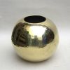BR2167 - Solid Brass Vase, Round