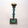 BR2250P - candle holder, Patina