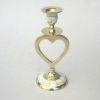 BR22645 - Brass Heart Candle Holder