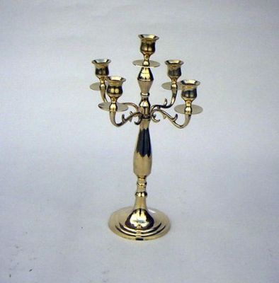 BR2297 - Solid Brass Candelabrum, Candle Holder
