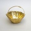 BR23205 - Golden Brass Basket