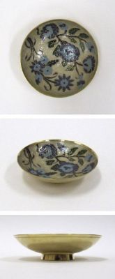 BR25174 - Solid Brass Bowl, Enamel