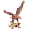 BR28403 - Solid Brass Eagle on Branch Statue