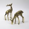 BR28512 - Solid Brass Deer Figurines