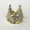 BR3125 - Brass Christmas Trees Candle Holder