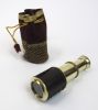 BR48256D - Mini Telescope 4.125" w/wood box and velvet sleeve, 