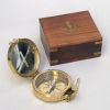 BR48348 - Clinometer Compass, Wood Box