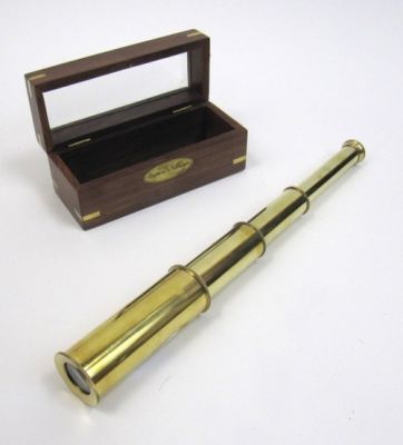 BR485281 - Captain's Telescope Solid Brass